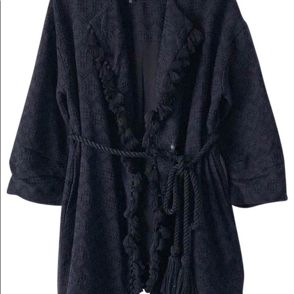 ZARA Jacquard Tassel Jacket - Picture 5 of 5